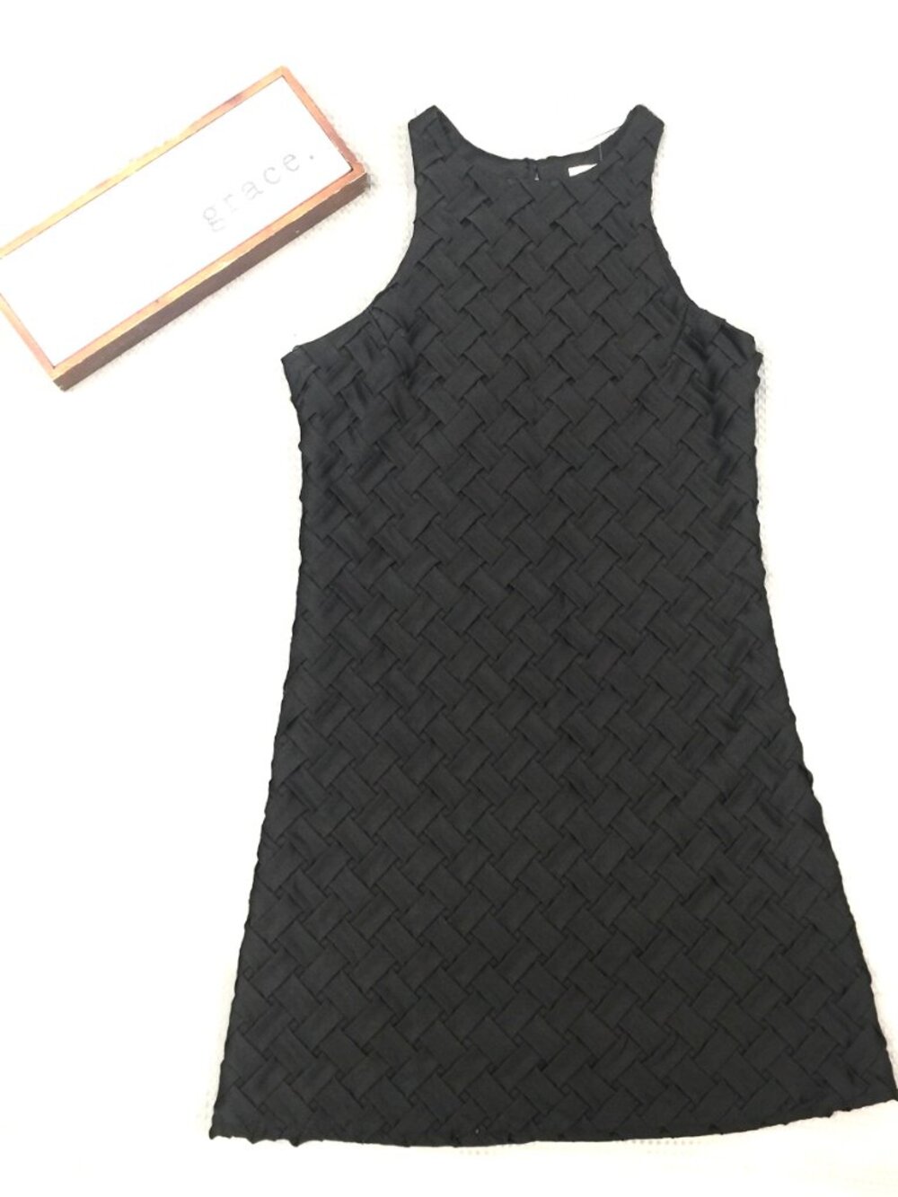 NWT She + Sky Black Mini Dress, Size Small